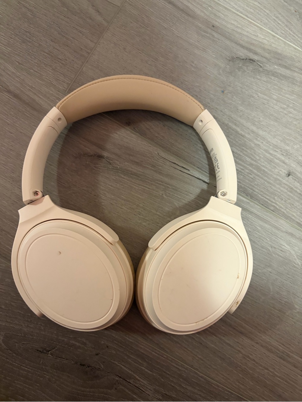 Amazon Over-Ear Headphones in Cream